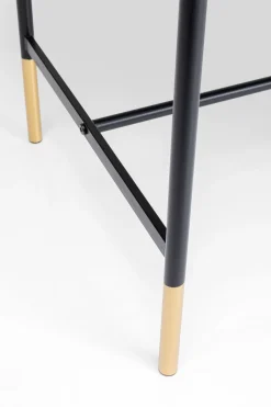 Biurka*KARE Design Biurko Loft Ze Szklanym Blatem I Szufladą Czarne 120x60 Cm