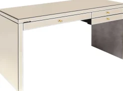 Biurka*KARE Design Biurko Luxury Champagne 140x61 Cm Szampańskie