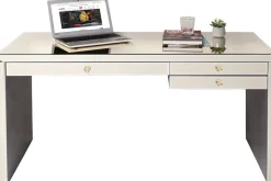 Biurka*KARE Design Biurko Luxury Champagne 140x61 Cm Szampańskie