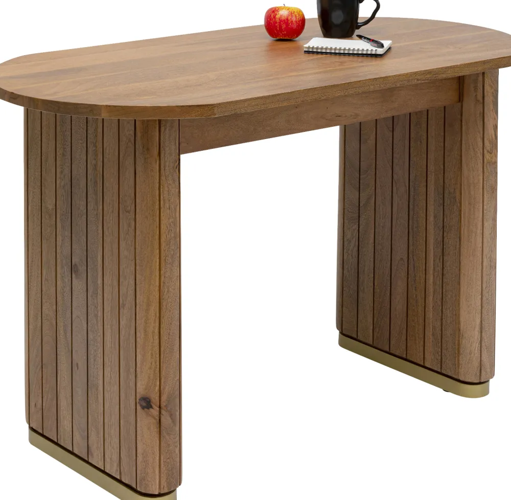 Biurka*KARE Design Biurko Nowoczesne Z Drewna Mango 110x55 Cm