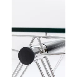 Biurka*KARE Design Biurko Officia 160x80 Cm Transparentne Blat Szklany