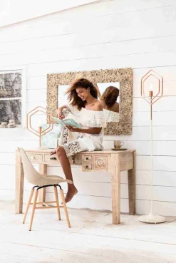 Biurka*KARE Design Biurko Puro 135x60 Cm Naturalne