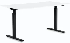 Biurka*KARE Design Biurko Smart 160x80 Cm Biało-czarne