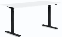 Biurka*KARE Design Biurko Smart 120x70 Cm Biało-czarne
