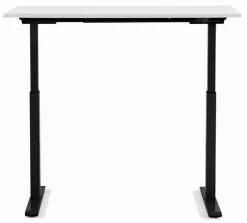 Biurka*KARE Design Biurko Smart 140x60 Cm Biało-czarne