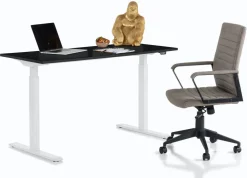 Biurka*KARE Design Biurko Smart 140x60 Cm Czarno-białe