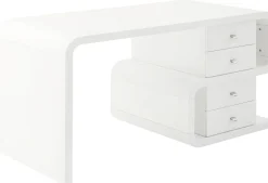 Biurka*KARE Design Biurko Snake Z Szufladami 150x70 Cm Białe