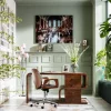 Biurka*KARE Design Biurko Soft Snake 150x70 Cm Orzechowe