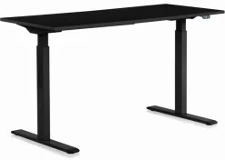 Biurka*KARE Design Biurko Z Elek. Regulacją Wysokości Smart 140x60 Cm Czarne