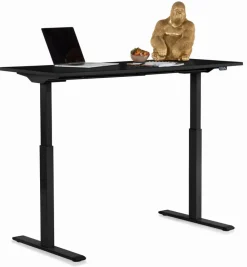 Biurka*KARE Design Biurko Z Elek. Regulacją Wysokości Smart 140x60 Cm Czarne