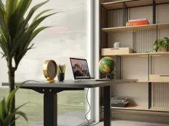 Biurka*KARE Design Biurko Z Elek. Regulacją Wysokości Smart 140x60 Cm Czarne