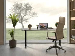 Biurka*KARE Design Biurko Z Elek. Regulacją Wysokości Smart 140x60 Cm Czarne