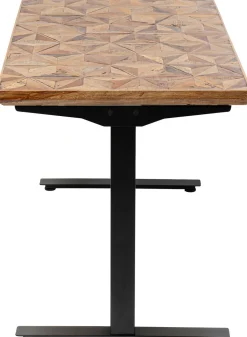 Biurka*KARE Design Biurko Z Elek. Regulacją Wysokości Stars 180x90 Cm - Drewno Recyklingowane