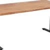 Biurka*KARE Design Biurko Z Elek. Regulacją Wysokości Harmony 180x90 Cm Akacja - Nogi Czarne