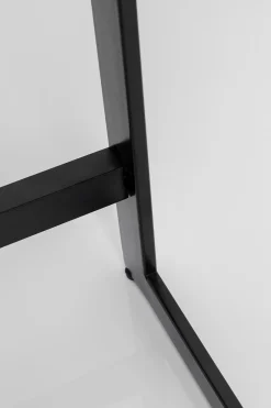 Biurka*KARE Design Biurko Z Szufladami Lustrzane Nogi Czarne 120x50 Cm
