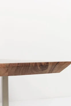 Stoły*KARE Design Blat Akacjowy Ciemnobrązowy Prostokątny 160x80 Cm