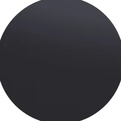 Stoły*KARE Design Blat Okrągły Czarny MDF Ø80 Cm