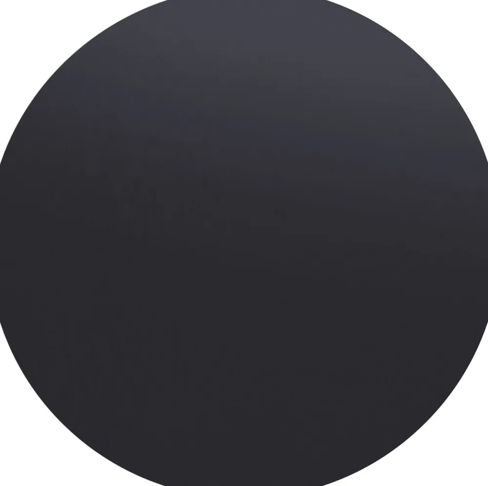 Stoły*KARE Design Blat Okrągły Czarny MDF Ø110 Cm