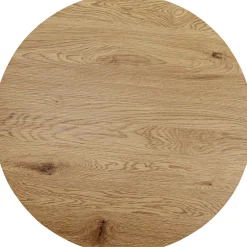 Stoły*KARE Design Blat Okrągły MDF Laminowany Kolor Dąb Ø110 Cm