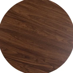 Stoły*KARE Design Blat Okrągły MDF Laminowany Kolor Orzech Włoski Ø110 Cm