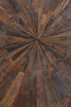 Stoły*KARE Design Blat Prostokątny Drewno Z Recyklingu Mango I Akacja 180x90 Cm