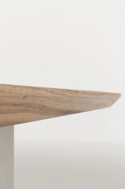 Stoły*KARE Design Blat Z Drewna Akacjowego Naturalny Prostokątny 200x100 Cm