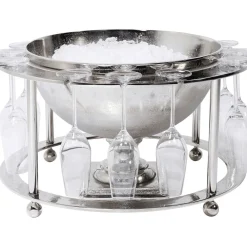Kubełki Do Wina I Coolery*KARE Design Cooler Do Butelek Champagne Time ∅61x38 Cm Srebrny