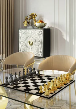 Gry*KARE Design Dekoracja Chess 60x60 Cm