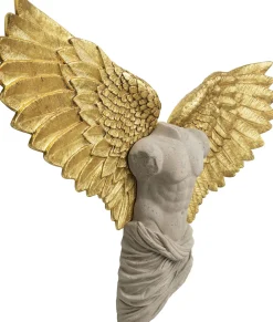 Dekoracje Ścienne*KARE Design Dekoracja ścienna Anioł Stróż Złote Skrzydła 124x71 Cm