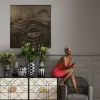 Dekoracje Ścienne*KARE Design Dekoracja ścienna 3D Drewno I MDF 100x100 Cm