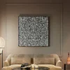 Dekoracje Ścienne*KARE Design Dekoracja ścienna Frame Flower 100x100 Cm Srebrna