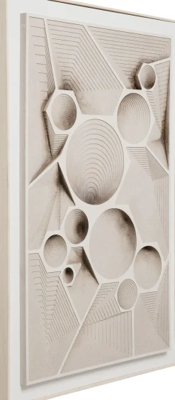 Dekoracje Ścienne*KARE Design Dekoracja ścienna Geometryczna 3D 80x120 Cm