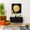 Dekoracje Ścienne*KARE Design Dekoracja ścienna Golden Snail 120x120 Cm Czarno-złota