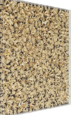 Dekoracje Ścienne*KARE Design Dekoracja ścienna Gold Flower 120x120 Cm Złota