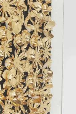 Dekoracje Ścienne*KARE Design Dekoracja ścienna Gold Flower 120x120 Cm Złota
