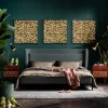 Dekoracje Ścienne*KARE Design Dekoracja ścienna Gold Flower 80x80 Złota