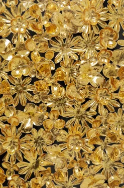 Dekoracje Ścienne*KARE Design Dekoracja ścienna Gold Flower 80x80 Złota
