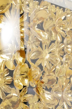 Dekoracje Ścienne*KARE Design Dekoracja ścienna Gold Flower 80x80 Złota