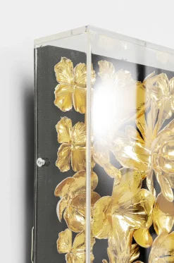 Dekoracje Ścienne*KARE Design Dekoracja ścienna Gold Flower 80x80 Złota