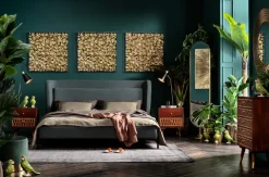 Dekoracje Ścienne*KARE Design Dekoracja ścienna Gold Flower 80x80 Złota