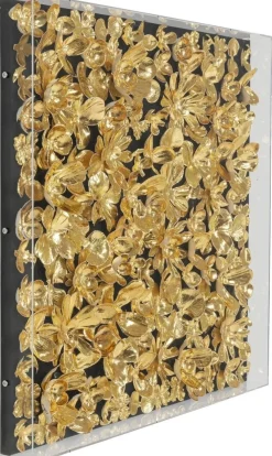 Dekoracje Ścienne*KARE Design Dekoracja ścienna Gold Flower 60x60 Cm