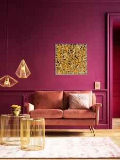 Dekoracje Ścienne*KARE Design Dekoracja ścienna Gold Flower 60x60 Cm