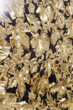 Dekoracje Ścienne*KARE Design Dekoracja ścienna Gold Leaf 120x120 Cm Złota