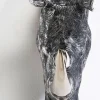 Dekoracje Ścienne*KARE Design Dekoracja ścienna Head Rhino Antique 44x53 Cm Srebrno-szara