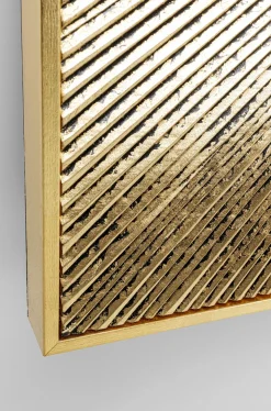 Dekoracje Ścienne*KARE Design Dekoracja ścienna Illumino 80x80 Cm Złota