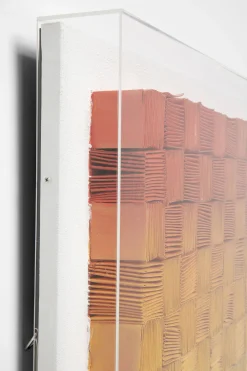 Dekoracje Ścienne*KARE Design Dekoracja ścienna Kolorowa Mesh Z Płótna Lnianego 75x100 Cm