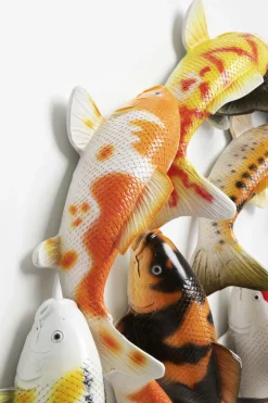 Dekoracje Ścienne*KARE Design Dekoracja ścienna Kolorowa Ryba Koi Włókno Szklane Ø102 Cm