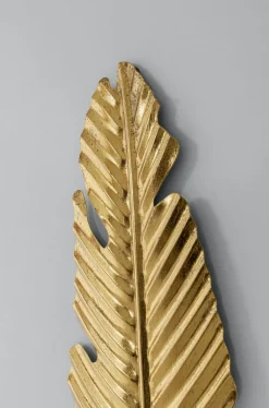 Dekoracje Ścienne*KARE Design Dekoracja ścienna Leaf 26x92 Cm Złota