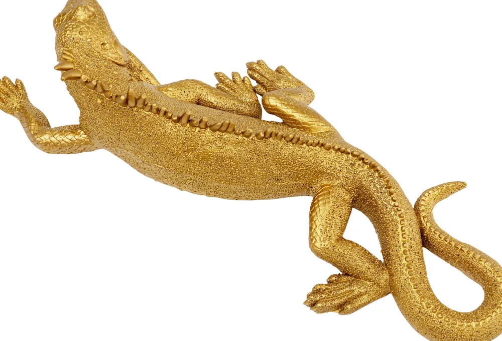 Dekoracje Ścienne*KARE Design Dekoracja ścienna Lizard 11x31 Cm Złota