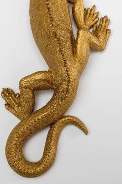 Dekoracje Ścienne*KARE Design Dekoracja ścienna Lizard 11x31 Cm Złota